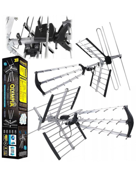 Antena Dvb-T 1000+ Lte Olympia Combo Red Eagle (Bx-1000)
