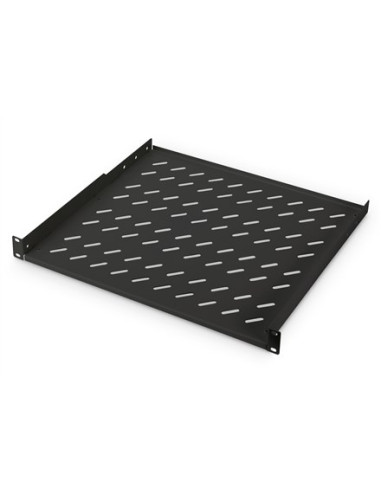Digitus 1U Rack Mount Fixed Shelf Vented, Color Black Ral 9005, 400X44 Mm Up To 15 Kg