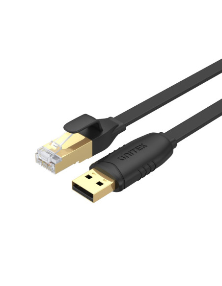 Unitek Y-Sp02001B Kabel Sieciowy Czarny 18 M