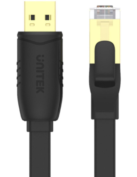 Unitek Y-Sp02001B Kabel Sieciowy Czarny 18 M