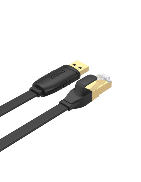 Unitek Y-Sp02001B Kabel Sieciowy Czarny 18 M