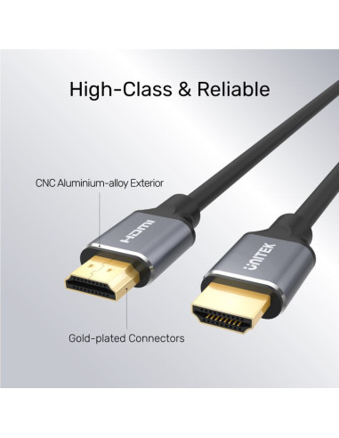 Unitek Kabel Hdmi 2.1, 8K 60Hz, 4K 120Hz, 5M,C140W