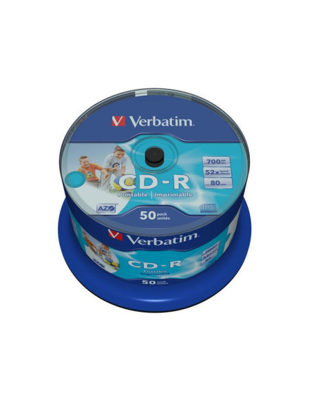 Płyta Cd Verbatim 43438 (700Mb  52X  50Szt.  Cake)