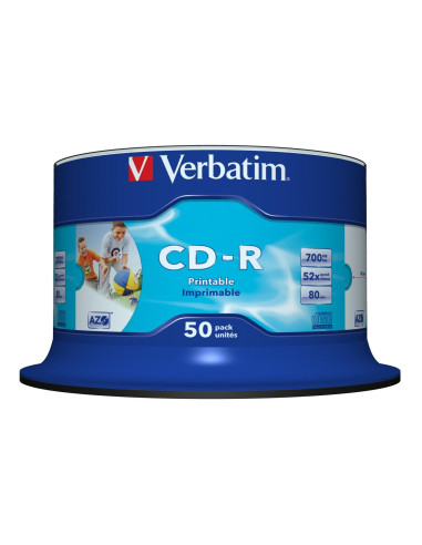 Płyta Cd Verbatim 43438 (700Mb  52X  50Szt.  Cake)