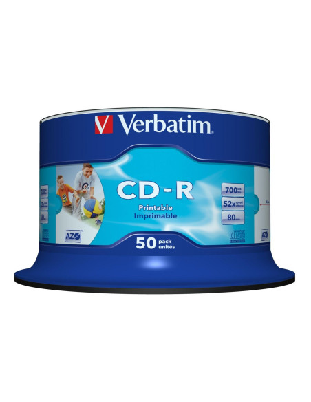 Płyta Cd Verbatim 43438 (700Mb  52X  50Szt.  Cake)