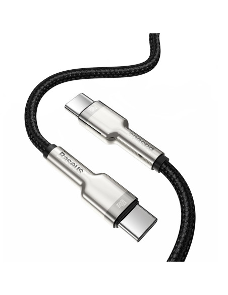 Kabel Usb-C Do Usb-C Baseus Cafule, 100W, 1M (Czarny) Kabel Usb Catjk-C01