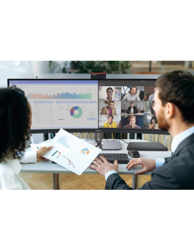 Philips 49B2U6903Ch/00 Monitor Komputerowy 124,5 Cm (49") 5120 X 1440 Px Dual Qhd Lcd Szary