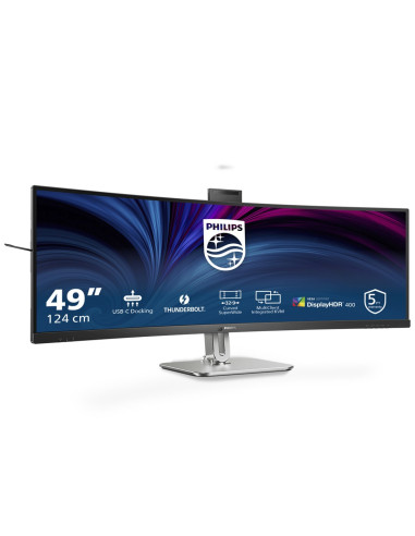 Philips 49B2U6903Ch/00 Monitor Komputerowy 124,5 Cm (49") 5120 X 1440 Px Dual Qhd Lcd Szary