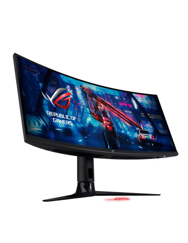 Asus Rog Strix Xg349C Monitor Komputerowy 86,7 Cm (34.1") 3440 X 1440 Px Ultrawide Quad Hd Czarny
