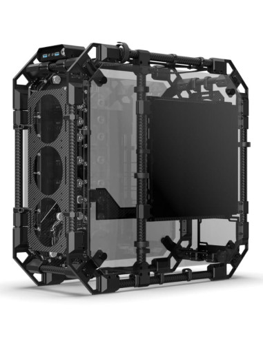 Alphacool Apex Pro Skeleton Full Tower Czarny, Węgiel