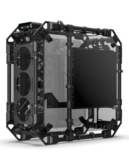 Alphacool Apex Pro Skeleton Full Tower Czarny, Węgiel
