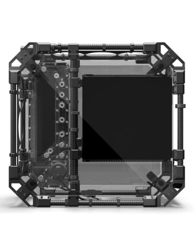 Alphacool Apex Pro Skeleton Full Tower Czarny, Węgiel
