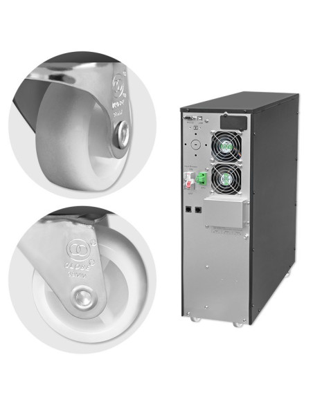 Qoltec Zasilacz Awaryjny Ups 10Kva | 10000W | Power Factor 1.0 | Lcd | Epo | Usb | On-Line