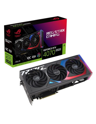 Karta Graficzna Asus Rog Strix Geforce Rtx 4070 Super Oc 12Gb Gaming