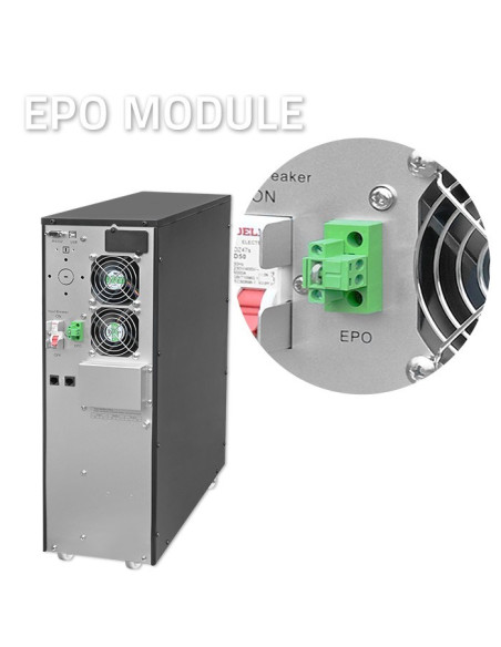 Qoltec Zasilacz Awaryjny Ups 6Kva | 6000W | Power Factor 1.0 | Lcd | Epo | Usb | On-Line