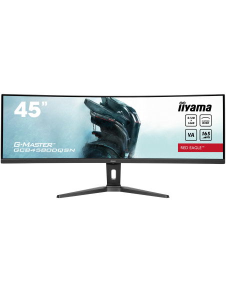 Iiyama G-Master Red Eagle Curved Monitor Komputerowy 114,3 Cm (45") 5120 X 1440 Px Dual Qhd Led Czarny