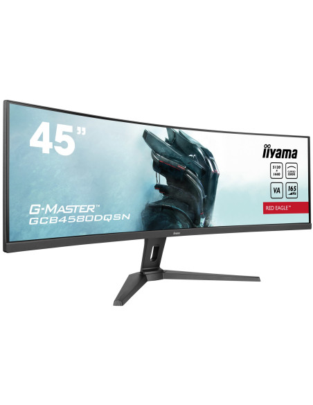 Iiyama G-Master Red Eagle Curved Monitor Komputerowy 114,3 Cm (45") 5120 X 1440 Px Dual Qhd Led Czarny