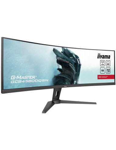 Iiyama G-Master Red Eagle Curved Monitor Komputerowy 114,3 Cm (45") 5120 X 1440 Px Dual Qhd Led Czarny