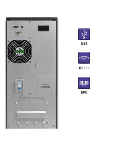 Qoltec Zasilacz Awaryjny Ups On-Line | Pure Sine Wave | 6Kva | 4.8Kw | Lcd | Usb