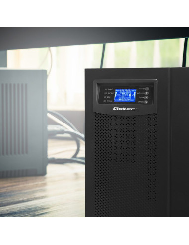 Qoltec Zasilacz Awaryjny Ups On-Line | Pure Sine Wave | 6Kva | 4.8Kw | Lcd | Usb