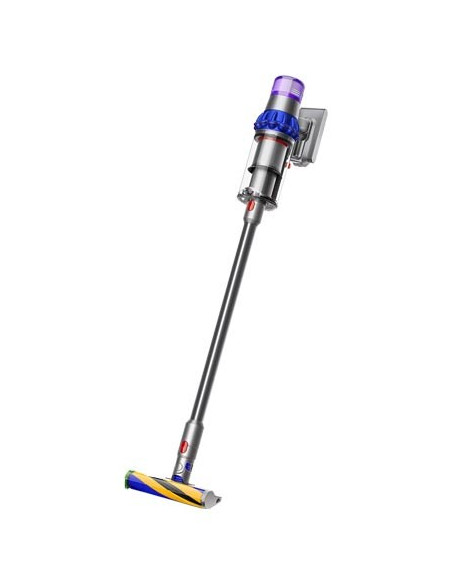 Dyson V15 Detect Fluffy 2-In-1 Stick Vacuum Bateria Suchy Bez Worka Niebieski, Nikiel