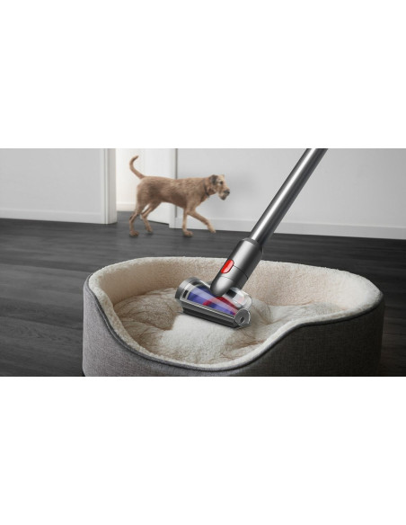 Dyson V15 Detect Fluffy 2-In-1 Stick Vacuum Bateria Suchy Bez Worka Niebieski, Nikiel