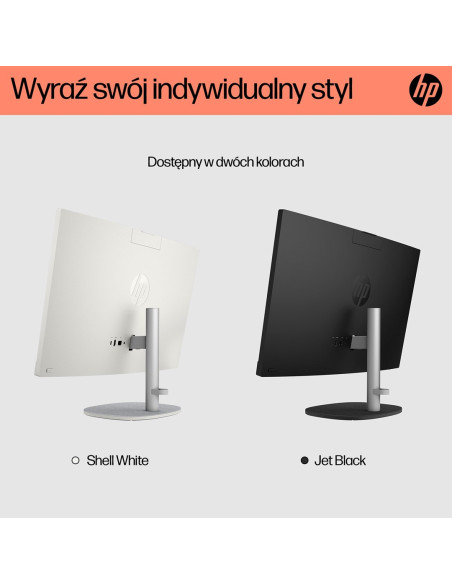 Hp Aio 24-Cr0312Nw Ryzen 5 7520 23.8" Fhd Ips 250Nits Ag 16Gb Ddr5 Ssd512 Radeon 610M Cam720P Kb+Mouse Win11 Shell White 2Y