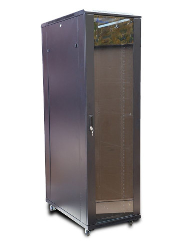Extralink - Szafa Stojąca 19" 42U 800X1000 Czarna Flat-Pack