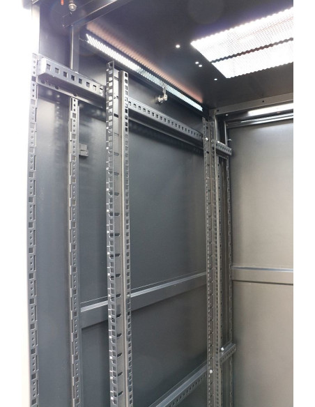 Extralink - Szafa Stojąca 19" 42U 800X1000 Czarna Flat-Pack