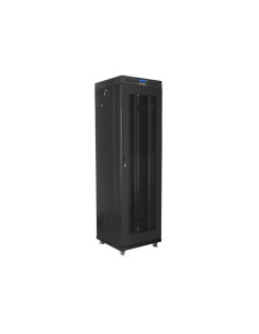 Lanberg Szafa Stojąca Rack 19" 42U 600X600 Drzwi Perforowane Lcd Czarna (Flat Pack) Ff01-6642-23Bl