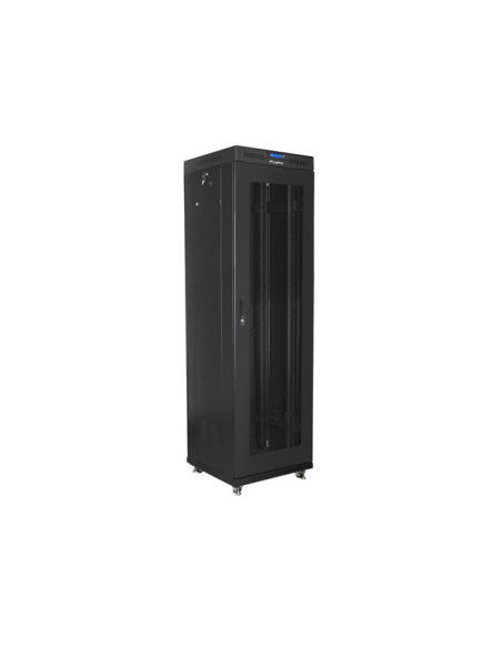 Lanberg Szafa Stojąca Rack 19" 42U 600X600 Drzwi Perforowane Lcd Czarna (Flat Pack) Ff01-6642-23Bl