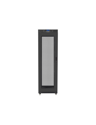 Lanberg Szafa Stojąca Rack 19" 42U 600X600 Drzwi Perforowane Lcd Czarna (Flat Pack) Ff01-6642-23Bl