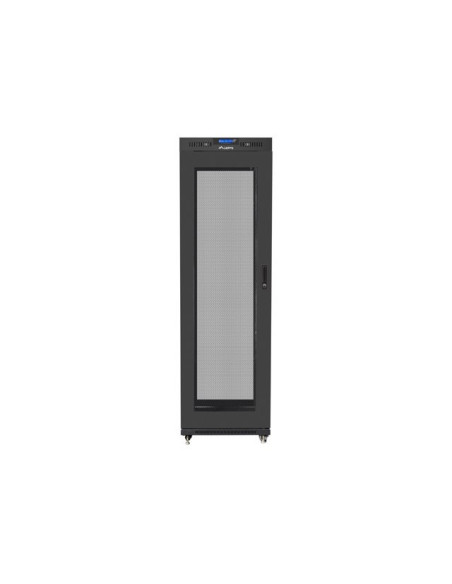 Lanberg Szafa Stojąca Rack 19" 42U 600X600 Drzwi Perforowane Lcd Czarna (Flat Pack) Ff01-6642-23Bl