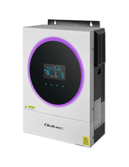 Qoltec Inwerter Solarny Off-Grid 6Kva | 6Kw | 120A | Mppt | Lcd | Wi-Fi | Bms | Sinus