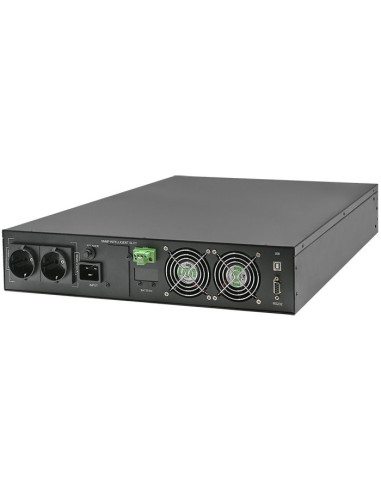 Qoltec Zasilacz Awaryjny Do Rack 3Kva | 3000W | Power Factor 1.0 | Lcd | Epo | Usb | On-Line