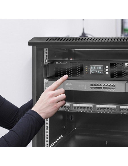 Qoltec Zasilacz Awaryjny Do Rack 3Kva | 3000W | Power Factor 1.0 | Lcd | Epo | Usb | On-Line