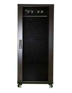 Extralink - Szafa Stojąca 19" 27U 600X1000 Czarna Flat-Pack