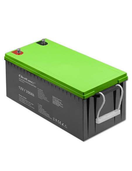 Qoltec Akumulator Żelowy 12V | 200Ah | Gel