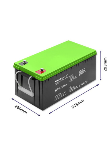 Qoltec Akumulator Żelowy 12V | 200Ah | Gel