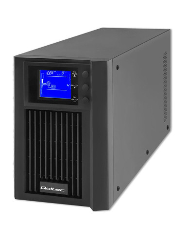 Qoltec Zasilacz Awaryjny Ups On-Line | Pure Sine Wave | 2Kva | 1.6Kw | Lcd | Usb