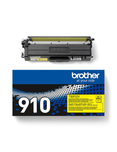 Brother Tn-910Y Kaseta Z Tonerem 1 Szt. Oryginalny Żółty