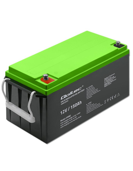 Qoltec Akumulator Żelowy 12V | 150Ah | Gel