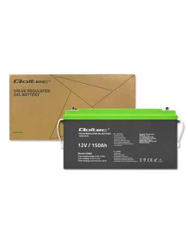 Qoltec Akumulator Żelowy 12V | 150Ah | Gel