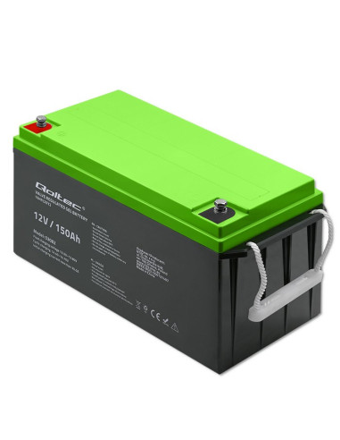 Qoltec Akumulator Żelowy 12V | 150Ah | Gel