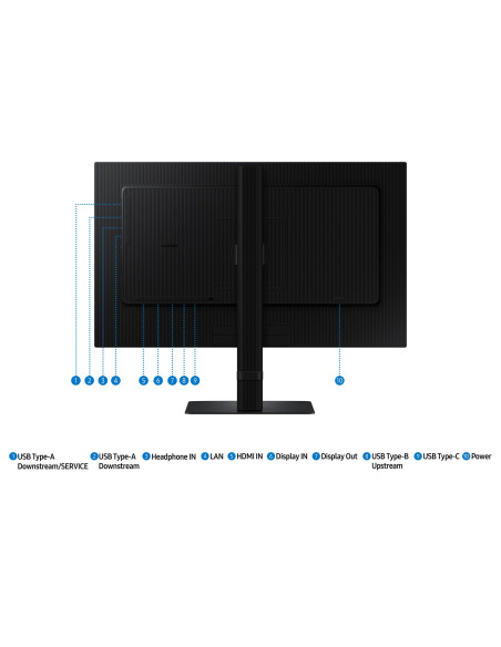 Samsung S60Ud Monitor Komputerowy 61 Cm (24") 2560 X 1440 Px Quad Hd Lcd Czarny