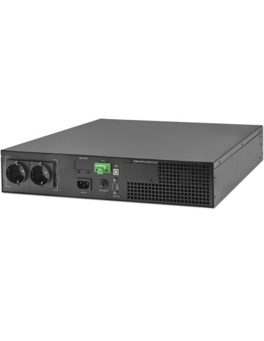 Qoltec Zasilacz Awaryjny Ups Do Rack 1Kva | 1000W | Power Factor 1.0 | Lcd | Epo | Usb | On-Line