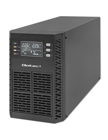 Qoltec Zasilacz Awaryjny Ups 1Kva | 1000W | Power Factor 1.0 | Lcd | Epo | Usb | On-Line