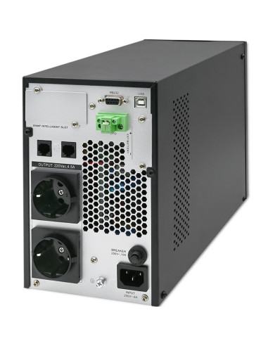 Qoltec Zasilacz Awaryjny Ups 1Kva | 1000W | Power Factor 1.0 | Lcd | Epo | Usb | On-Line
