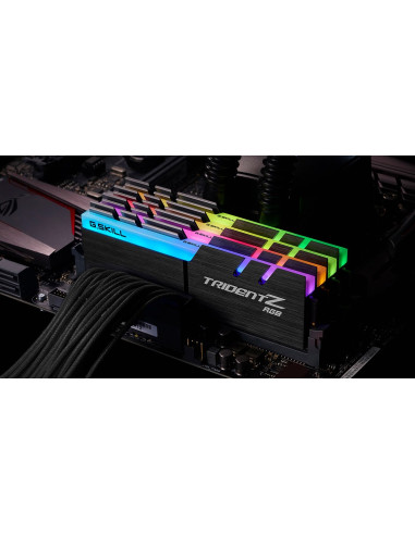 G.skill Tridentz Rgb Ddr4 64Gb 4X16Gb 3600Mhz Cl16 Xmp2 F4-3600C16Q-64Gtzrc