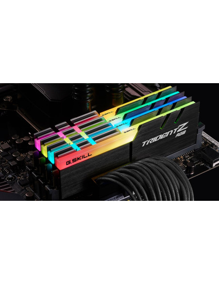 G.skill Tridentz Rgb Ddr4 64Gb 4X16Gb 3600Mhz Cl16 Xmp2 F4-3600C16Q-64Gtzrc